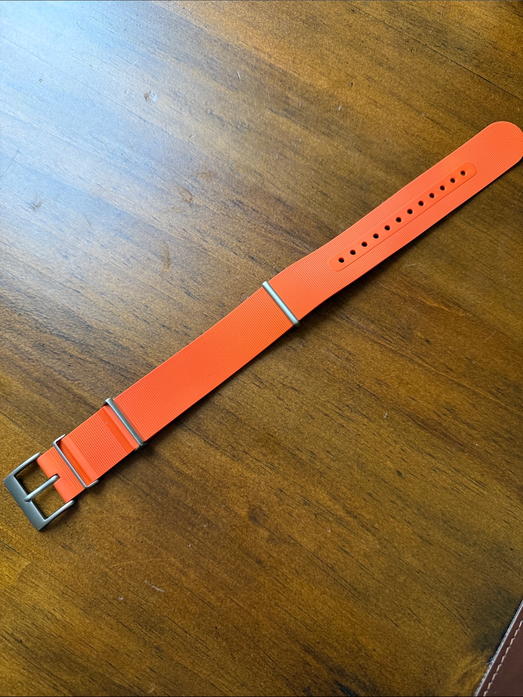 22mm Rubber Nato Style Watch Strap  Barely Worn